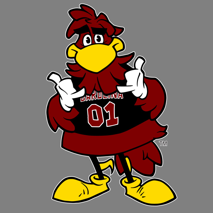 Spurs Up Cocky illustration