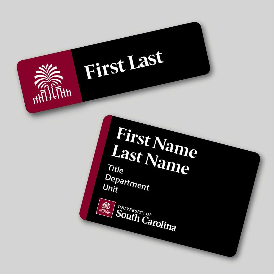 Examples of name tags