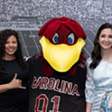 smiling women and Cocky