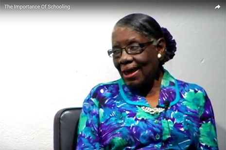 Still of Fannie Phelps Adams in "The Importance of Schooling"