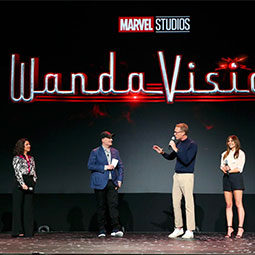 Photo from Disney+ Showcase Creators and members of WandaVision