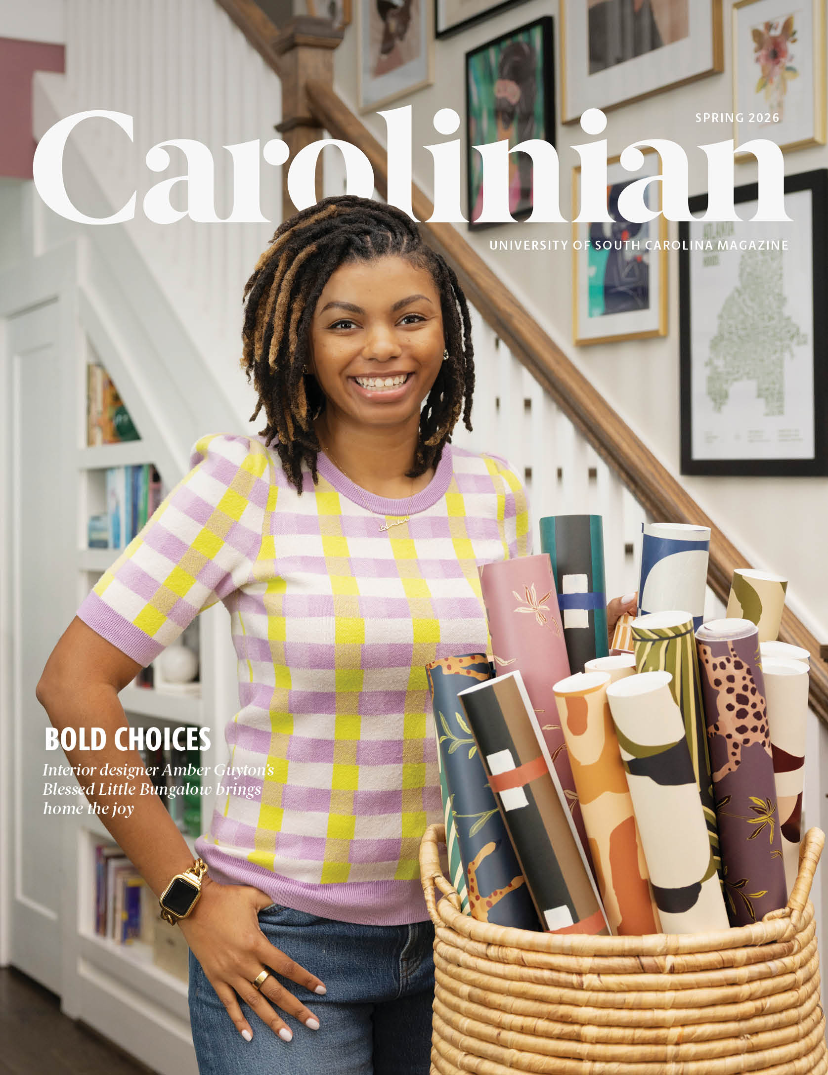 Cover of the Carolinian Magazine. 